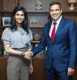 Primeira Subdiretora-Geral do Fundo Monetário Internacional (FMI), Gita Gopinath, elogia Campos Neto por condução da política monetária no Brasil  Foto: Reprodução Twitter/ @GitaGopinath / Estadão