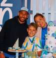 Carol Dantas, Neymar e Davi Lucca, o filho do ex-casal  Foto: @Instagram