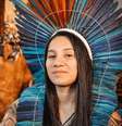 Samela Sateré Mawé, 26, é uma jovem ativista ambiental e uma das principais representantes da nova geração do movimento indígena no Brasil  Foto: Nathalie Brasil/Concertação pela Amazônia