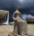 Fachada do STF; ação sobre correção do FGTS tramita desde 2014 no Supremo.  Foto: Dida Sampaio/Estadão / Estadão