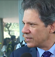 Haddad em entrevista coletiva   Foto: Reprodução/GloboNews