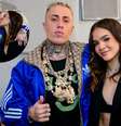 Mel Maia trocou beijos com MC Daniel em bastidor de show do namorado.  Foto: AGNews / Purepeople