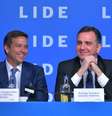 Campos Neto e Pacheco em evento do Lide em Londres  Foto: Divulgação/Lide / Estadão