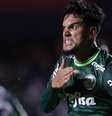 Gustavo Gómez, do Palmeiras, comemora gol durante partida contra o Cerro Porteño pela Libertadores, nesta quinta-feira, 20.  Foto: Ettore Chiereguini/Agif/Gazeta Press / Gazeta Press