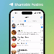 Telegram também permite compartilhar pastas de chats (Imagem: Divulgação/Telegram)  Foto: Canaltech