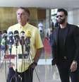 Na época em que era candidato à reeleição pelo PL, o ex-presidente Jair Bolsonaro, recebeu no Palácio da Alvorada, os cantores sertanejos Leonardo e Gusttavo Lima  Foto: Antônio Cruz/Agência Brasil / Estadão