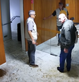 O general Gonçalves Dias inspecionando o Planalto  Foto: Reprodução Estadão / Reprodução Estadão