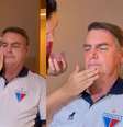 Bolsonaro fez parte de vídeo de propaganda de 'skin care'  Foto: Reprodução/Instagram