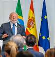 Presidente também disse que não cabe a ele dizer a quem pertence Crimeia ou Donbas  Foto: Ricardo Stuckert/PR / BBC News Brasil