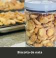 Biscoito de nata, uma forma deliciosa de aproveitar as natas do leite fervido  Foto: Bake and Cake Gourmet