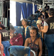Grupo de 42 brasileiros é detido no México por suspeita de entrar ilegalmente no país  Foto: Divulgação/SSP