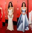 Vestido de festa simples, extravagante ou clássico? Essas fotos de famosas internacionais trazem inspirações certeiras.  Foto: Getty Images / Purepeople