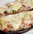 Berinjela recheada com creme de atum  Foto: Guia da Cozinha