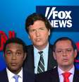 Don Lemon, Tucker Carlson e Jorge Serrão: erros custaram caro aos jornalistas  Foto: Fotomontagem: Blog Sala de TV