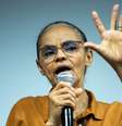 Ministra do Meio Ambiente e Mudança do Clima, Marina Silva, esteve em Roraima nesta segunda-feira (1º) em uma comitiva do governo federal acompanhando a situação da Terra Indígena Yanomami  Foto: Fábio Rodrigues-Pozzebom/Agência Brasil