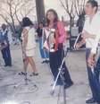 Apresentação de forró na praça em 2002  Foto: Acervo Instituto Nova União da Arte