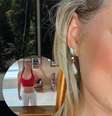 Joice Hasselmann chocou com cinturinha fina em selfie com look de academia.  Foto: Reprodução, Instagram / Purepeople