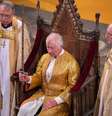 Charles III foi oficialmente coroado rei do Rei Unido   Foto:  Aaron Chown / Reuters