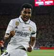 Rodrygo, do Real Madrid, comemora gol marcado na final da Copa do Rei diante do Osasuna, neste sábado, 6.  Foto: Marcelo Del Pozo / Reuters