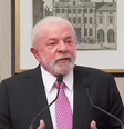 O presidente Lula deu entrevista à imprensa após a coroação do rei Charles III  Foto: Reprodução/Youtube