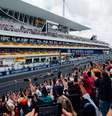A largada do GP de Miami: corrida pode mudar de horário  Foto: Miami GP / Twitter