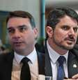 Flávio Bolsonaro e Marcos do Val Wilton Júnior / Estadão Edilson Rodrigues/Agência  Foto: Wilton Júnior/Estadão e Edilson Rodrigues/Agência Senado / Estadão