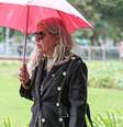 Astrid Fontenelle chega ao Ibirapuera para a última homenagem à Rita Lee  Foto: Van Campos / AgNews