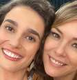Priscila Sztejnman e Regiane Alves, atrizes que formam o casal  Foto: Reprodução /Twitter / Reprodução /Twitter