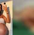 Gabi Brandt deu à luz, na manhã desta sexta-feira (12), o terceiro filho, Beni.  Foto: Reprodução, Instagram/@marinhofilm / Purepeople