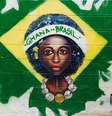 Grafite nas ruas de Acra  Foto: Brazil House in Accra / BBC News Brasil