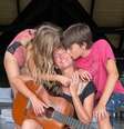 Vivian, Gisele e Benjamin  Foto: @Instagram