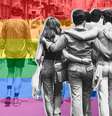 Ainda há um longo caminho: veja 5 momentos que marcaram a luta da população LGBTQIA+ contra o preconceito  Foto: Peter Keegan/Getty Images/Guia do Estudante/Reprodução / Guia do Estudante
