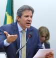 Haddad em sessão na Câmara   Foto: Vinicius Loures/Câmara dos Deputados