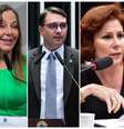 Mara Gabrilli, Flávio Bolsonaro e Carla Zambelli foram condenados  Foto: Geraldo Magela/Agência Senado, Roque de Sá/Agência Senado e Zeca Ribeiro/Câmara dos Deputados / Estadão