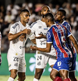 Santos e Bahia ficaram apenas no 0x0  Foto: Raul Baretta/Santos FC