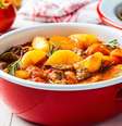 Caldo de fubá com carne  Foto: Guia da Cozinha