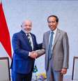 Presidente da Republica, Luiz Inacio Lula da Silva, durante Encontro com o Presidente da República da Indonésia, Joko Widodo.  Hiroshima, Japão.  Foto: Ricardo Stuckert/PR