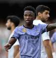Vini Jr denunciou racismo na partida contra o Valencia   Foto: Pablo Morano / Reuters