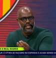 O comentarista Grafite defende maior empatia da imprensa com os jogadores negros alvos de racismo  Foto: Reprodução/TV