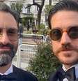 Marco Pigossi e seu namorado, o cineasta italiano  Foto: @marcopigossi