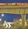Polícia prende quatro suspeitos de terem pendurado boneco de Vini Jr em uma ponte – Reprodução  Foto: Reprodução