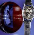 Relógio Patek Philippe Reference 96 Quantieme Lune, que pertenceu ao último imperador da China da Dinastia Qing, Aisin-Gioro Puyi   Foto: REUTERS/Tyrone Siu