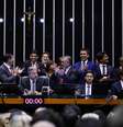 Sessão para a votação de propostas legislativas. Dep. Maria do Rosário (PT - RS), dep. Benes Leocádio ( UNIÃO - RN), presidente da Câmara dos Deputados, Arthur Lira e o dep. Felipe Carreras (PSB - PE)  Foto: Pablo Valadares/Agência Câmara / Estadão