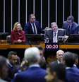 A Câmara dos Deputados aprovou na noite de terça-feira, 23, com ampla folga, o texto-base do arcabouço fiscal, nova regra para controlar as contas públicas do governo.  Foto: Pablo Valadares/Agência Câmara / Estadão