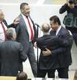 Alesp aprova reajuste de policiais proposto pelo governador Tarcísio de Freitas (Republicanos)  Foto: ALEX SILVA/ESTADÃO CONTEÚDO
