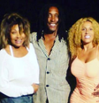 Tina Turner, seu filho Ronnie e a esposa dele, Afida  Foto: Reprodução/Instagram:@afida_turner