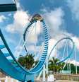 A Pipeline: The Surf Coaster é a nova montanha-russa do SeaWorld  Foto: SeaWorld/Divulgação / Viagem e Turismo