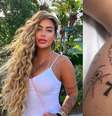 Rafaella Santos e suas tatuagens  Foto: @Instagram