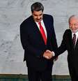 Lula diz que visita de Maduro é momento histórico e exalta parceria com Venezuela  Foto: Reuters
