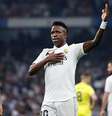 Atacante do Real Madrid, Vini Jr. foi vítima de ao menos 10 ataques racistas  Foto: Getty Images / BBC News Brasil